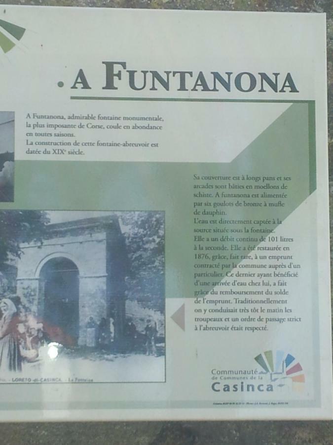 Loreto-di-Casinca Gite La Fontaine Corse מראה חיצוני תמונה